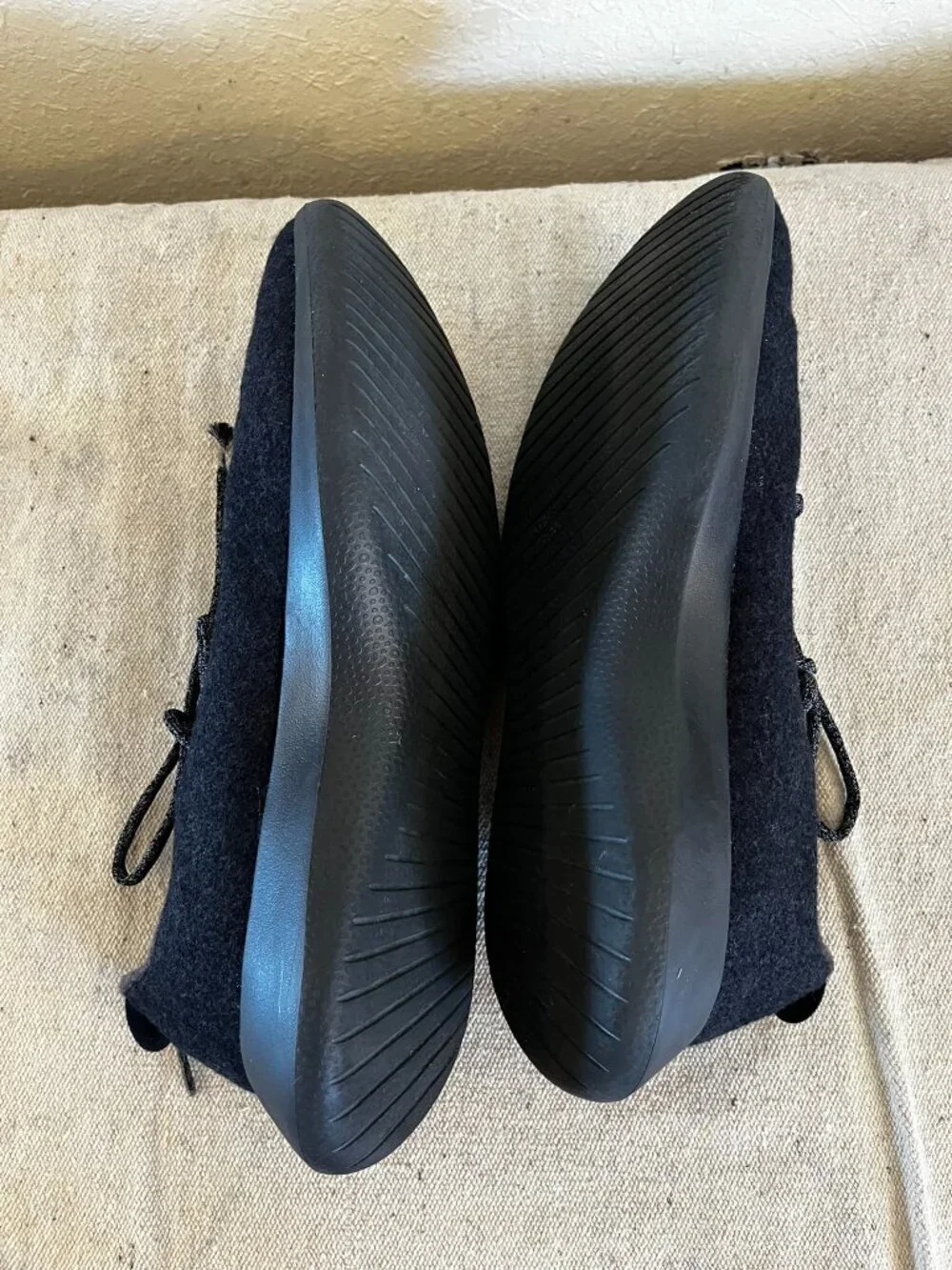 Allbirds Men's Black Wool Runner Shoes Sz 14